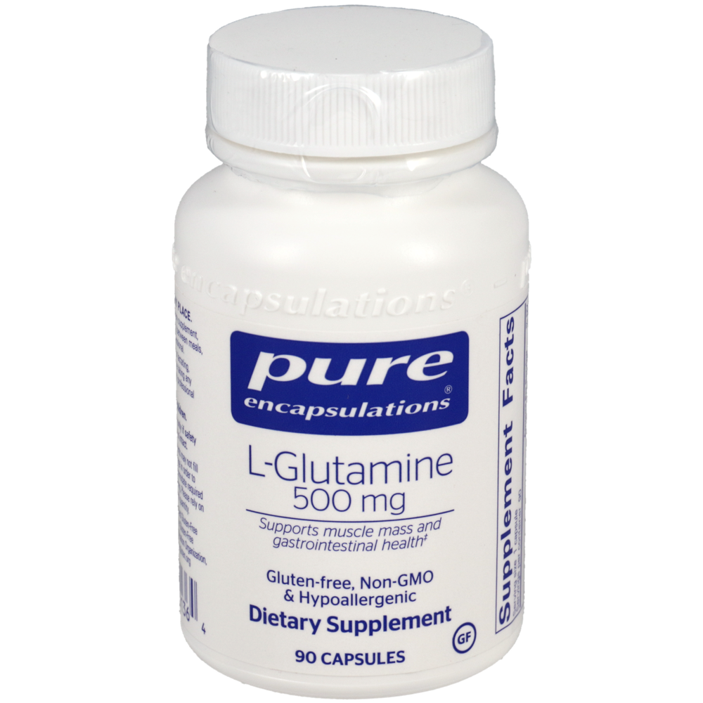 L-Glutamine 500 mg - 90 caps, Pure