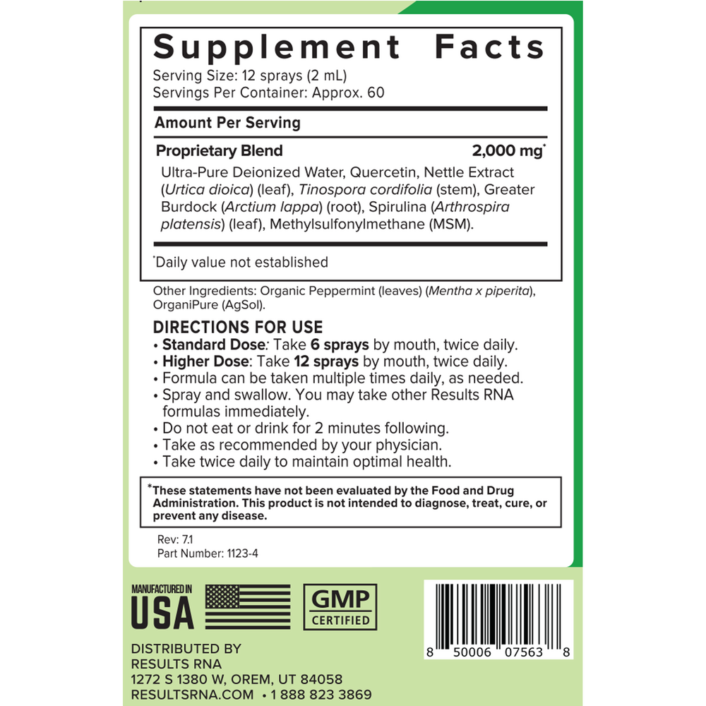 Quercetin Seasonal Extra Strength - 2 oz