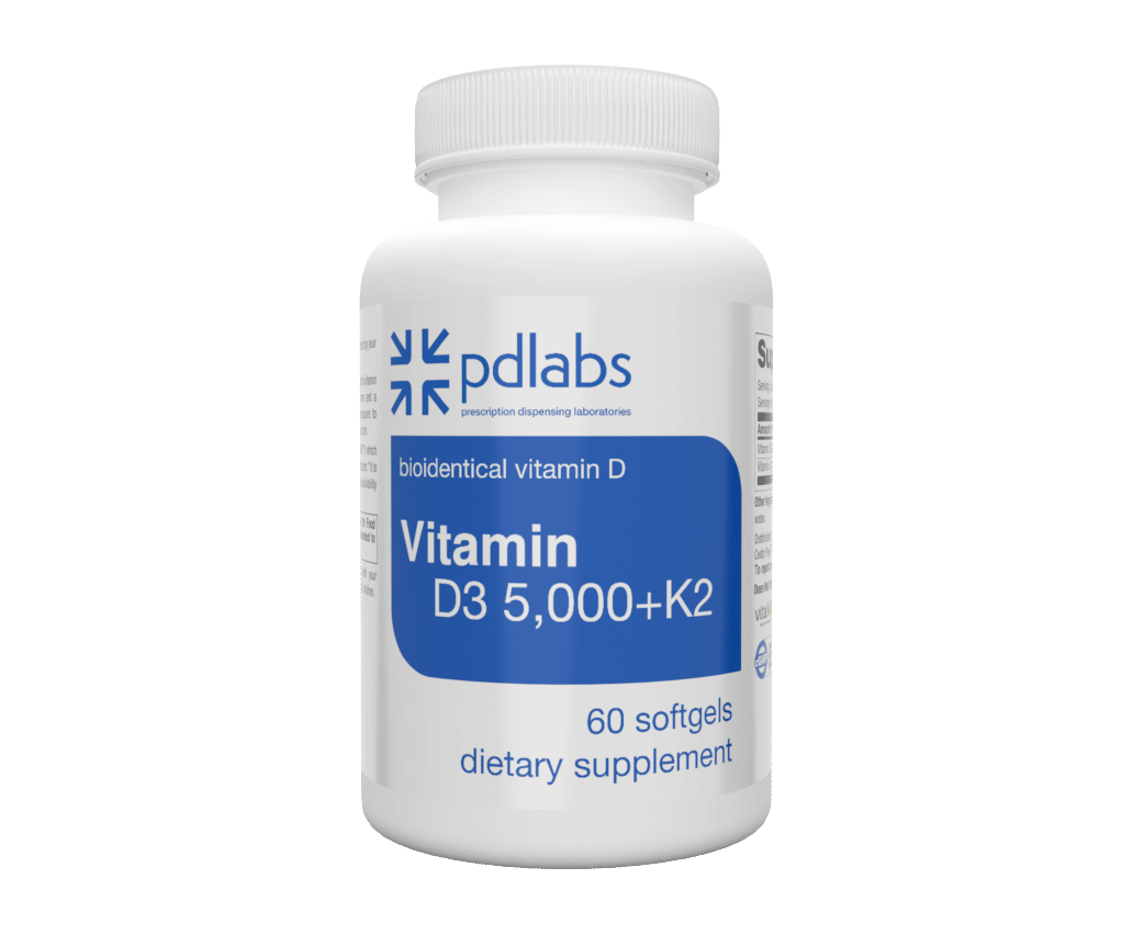 Vitamin D3 5000 + K2 - 60 softgels