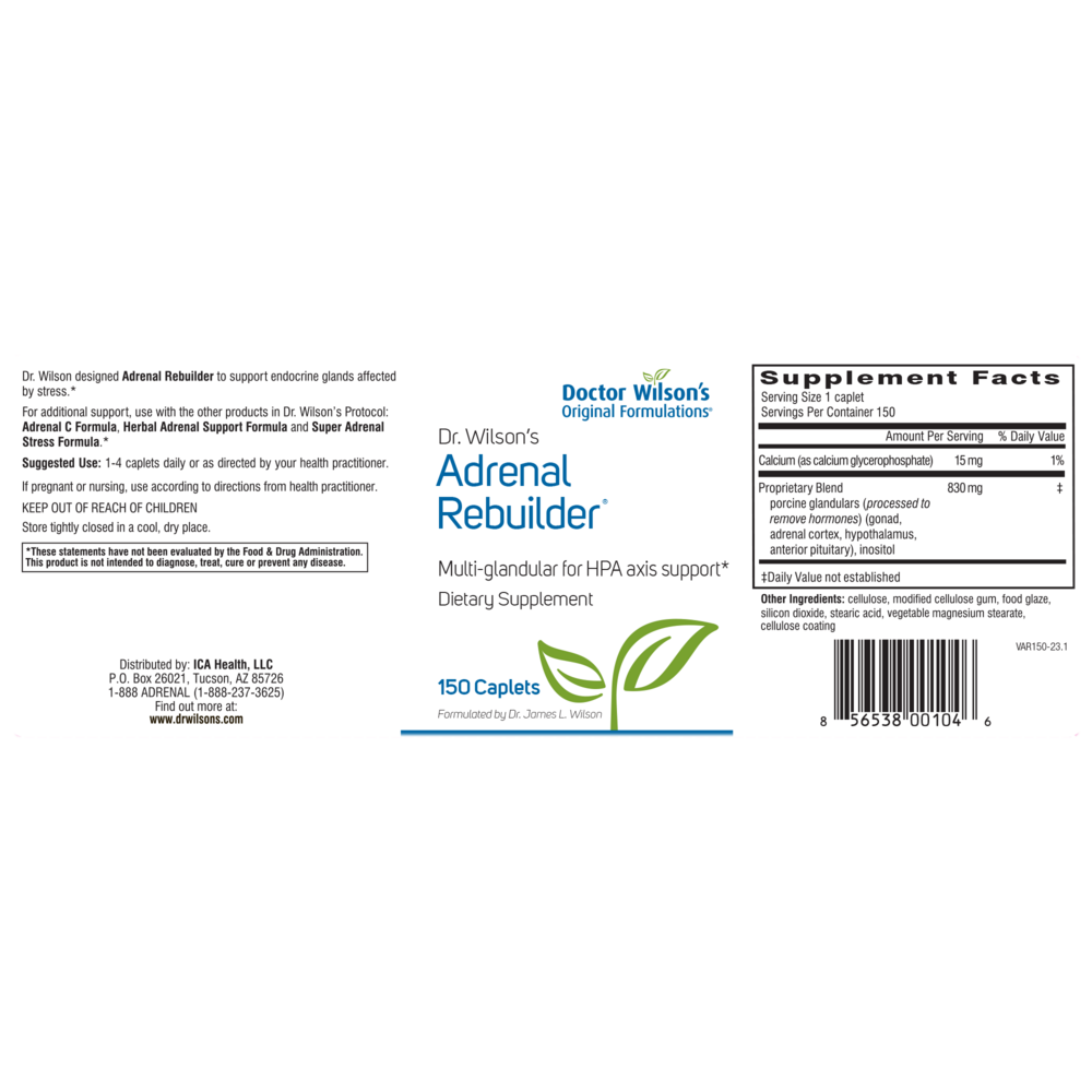 Adrenal Rebuilder - 150 Caplets