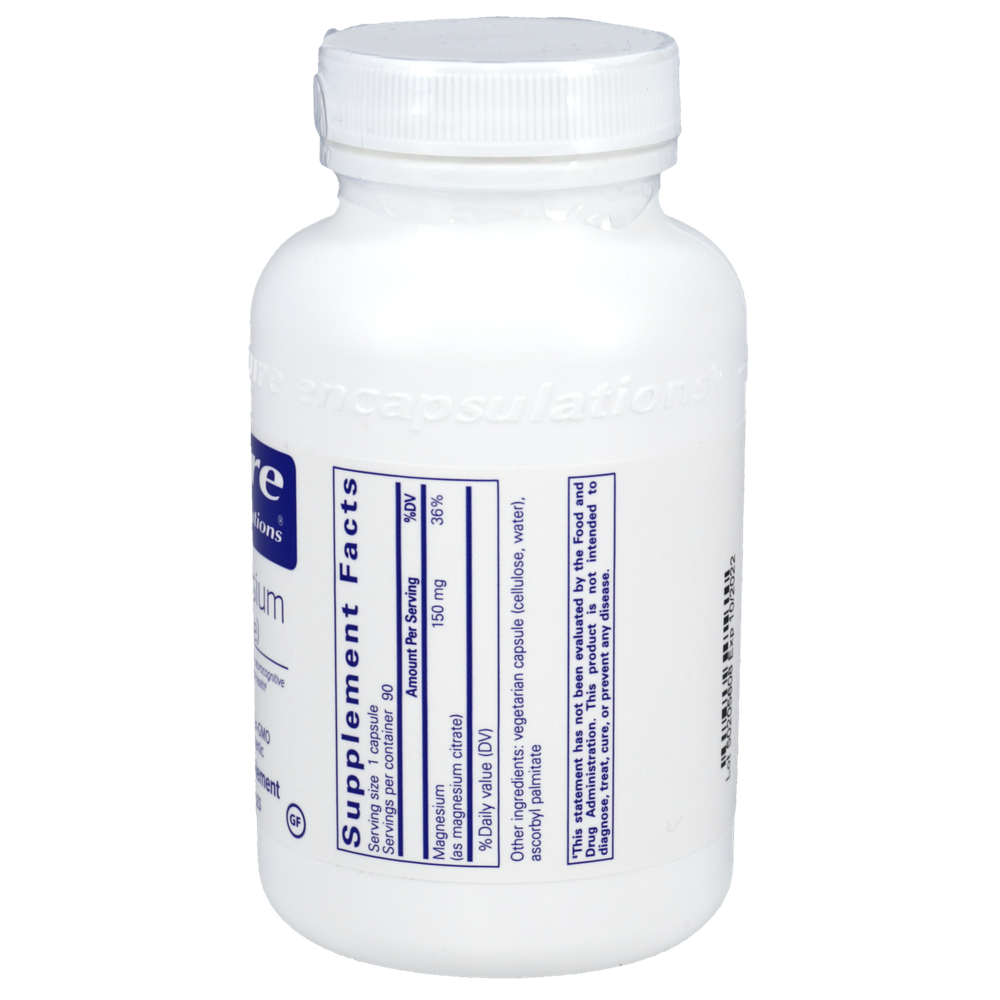 Magnesium Citrate - 90 caps - Pure