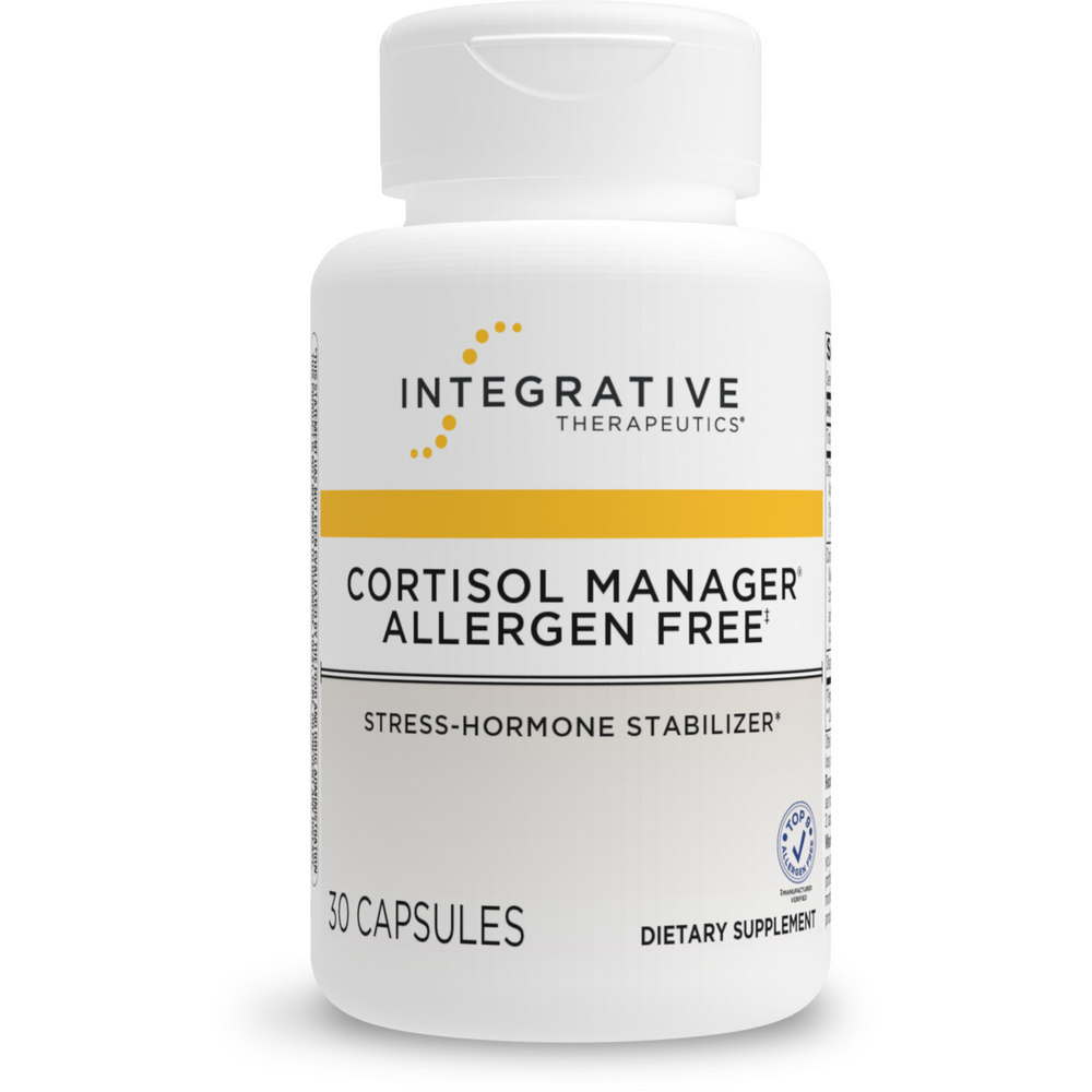 Cortisol Manager Allergen Free - 30 caps