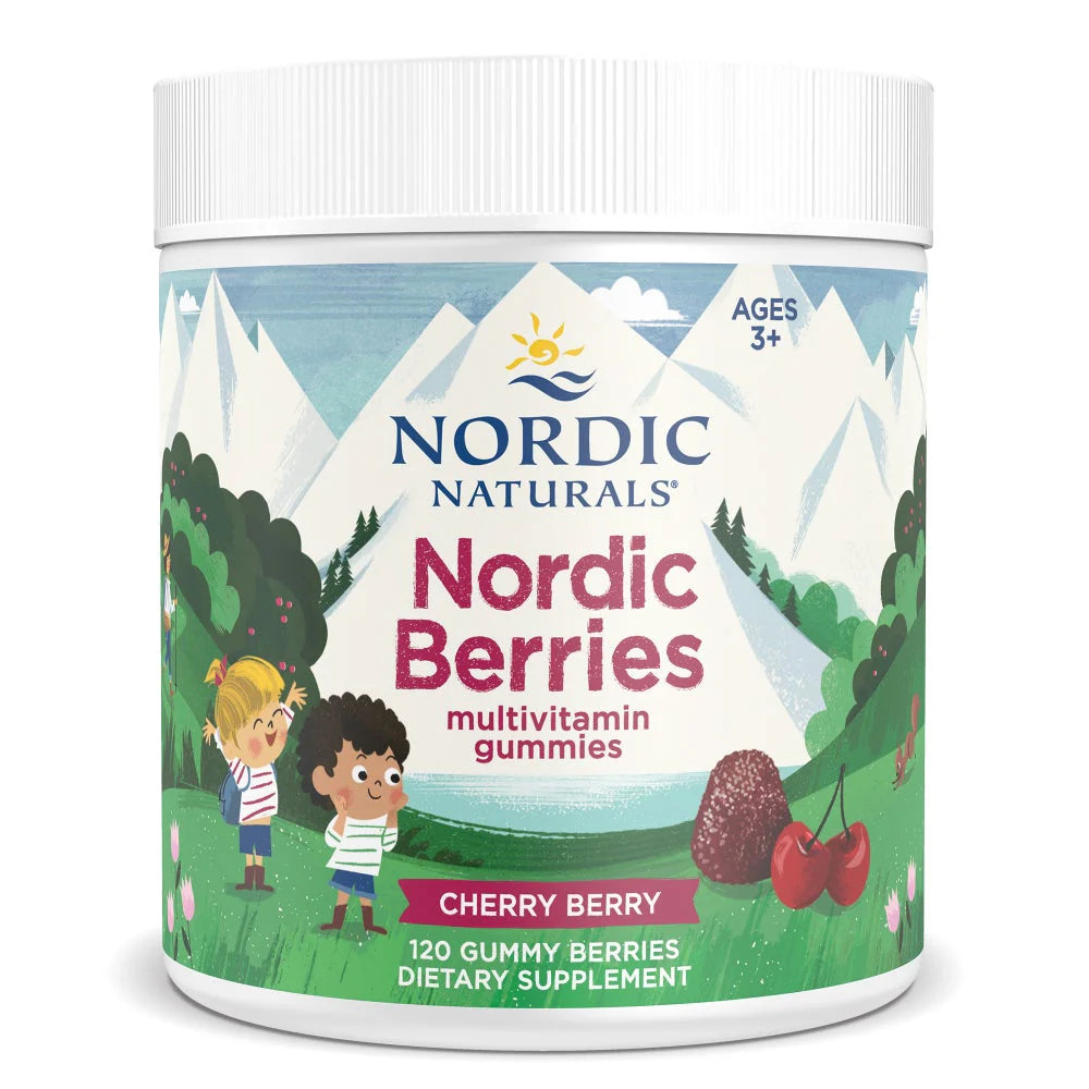 Nordic Berries Multivitamin Gummies, Cherry Berry - 120 Gummy