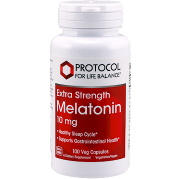 Melatonin Extra Strength 10mg 100Vcaps (Protocol For Life Balance)