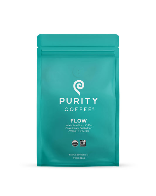 FLOW: Original Medium Roast Whole Bean Coffee - 12oz Bag