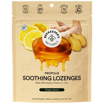 Propolis Soothing Lozenges, Ginger Lemon 14 oz Foods Alive