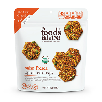 Salsa Fresca Sprouted Crisps 4 oz