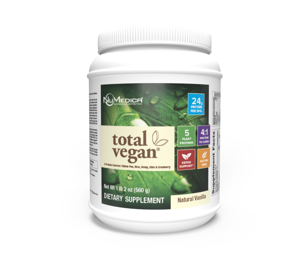 Total Vegan Protein Powder Natural Vanilla 560gm
