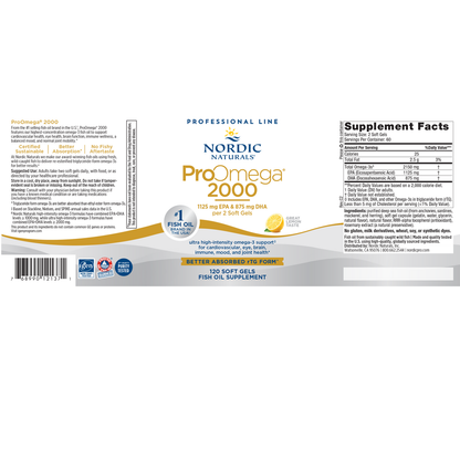 ProOmega 2000 - 1125 EPA/875 DHA - 120 softgel - 1371