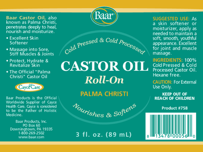 Castor Oil Roll-On
