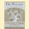 Dr Woods Naturally Bar Soap Coconut milk w/Vanilla Beans & Papaya 5.25oz