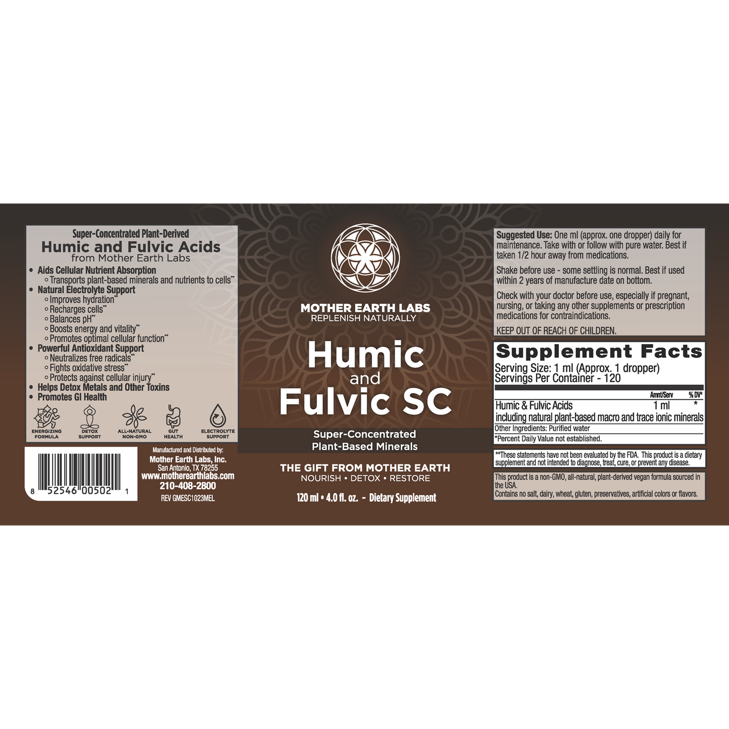 Humic & Fulvic Super Concentrated 4oz