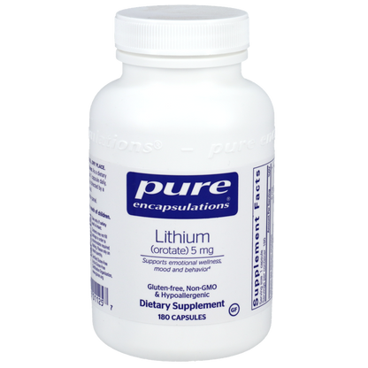 Lithium (Orotate) 5mg - 180 caps