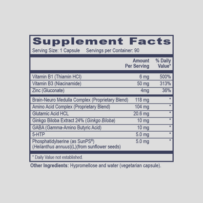 Neuro Medulla Complex - 90 vcaps