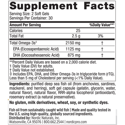 ProOmega 2000 - 1125 EPA/875 DHA - 60 softgel - 1388