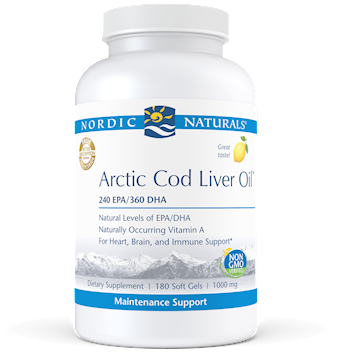 Arctic Cod Liver Oil Lemon 180 gels - LaValle Performance Health