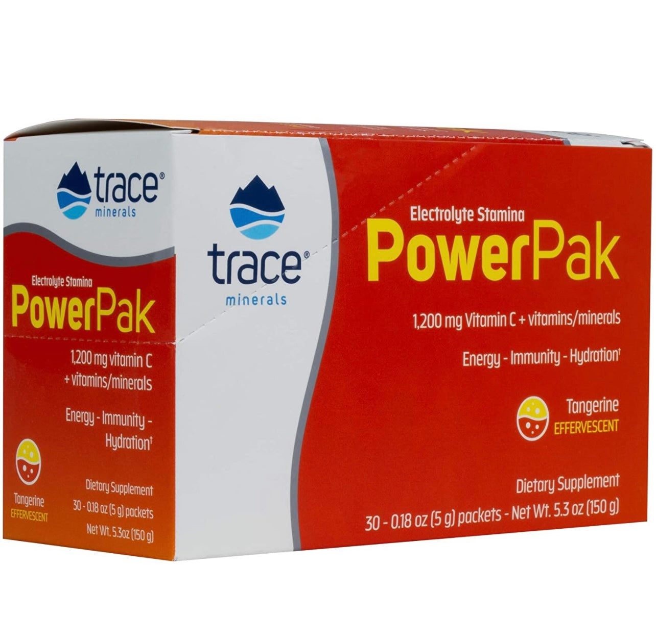 Electrolyte Stamina PowerPak-Trace Minerals 30pks Tangerine - LaValle Performance Health